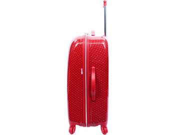 PC ABS red  trolley case 20 carry on luggage with wheels travelling suitcase