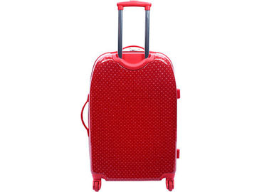 PC ABS red  trolley case 20 carry on luggage with wheels travelling suitcase