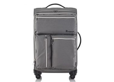 Water proof nylon fabric Lightweight Travel Luggage trolley 4 wheeled suitcases