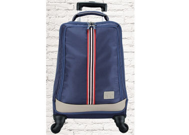 Small 19 inch 600D polyester lightweight travel luggage with four spinner wheels