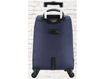 Small 19 inch 600D polyester lightweight travel luggage with four spinner wheels