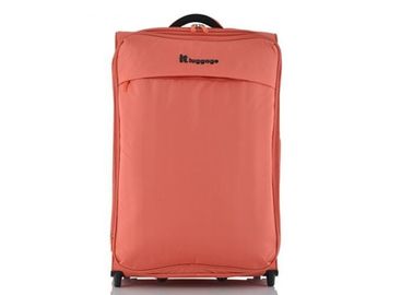 Large colorful travelers luggage sets with PE board and PU foam handle on top and side