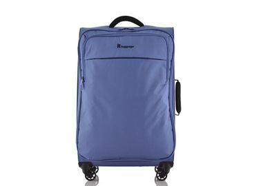 Polyester lightweight hand luggage on wheels with PE foam handle on top and side