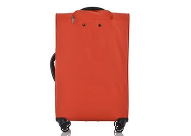 Expandable Lightweight travel luggage suitcase with cross straps and zipper 190T pockets inside