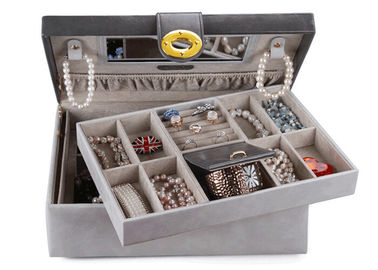 Personalized high end jewelry boxes for women , watch box with drawer
