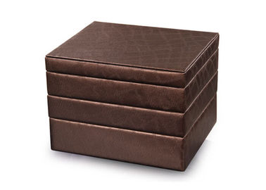 Customized Square 3 pallet layer display handmade jewellery box for women