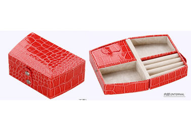Promotion Diamond shaped mirror jewellery storage box with lock for gift