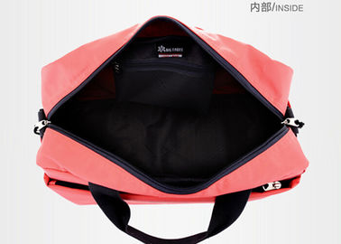 Small Super water repellant coating nylon sports duffle bags for women orange color