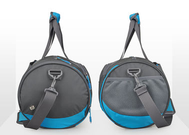Blue 16inch 18 inch Duffle Bags , gym sports bag with smooth zipper