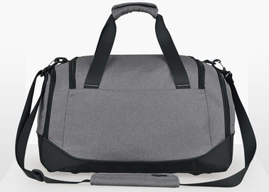 Linen and cotton blended fabric full nylon lining sports travel bag for men