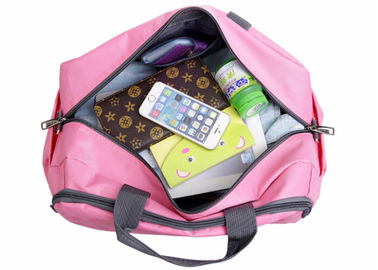Multifunctional travelling foldable Nylon Sports Duffle Bags for women with main pocket