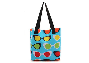 Leisure Colorful printing canvas shopping bag eco friendly , beach bags
