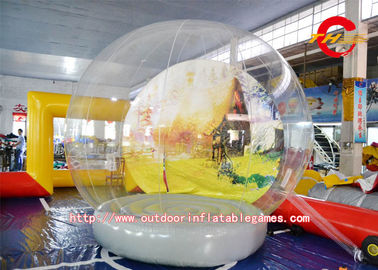 Shopping TPU Transparent Bubble Tent Snow Exhibition For Christmas