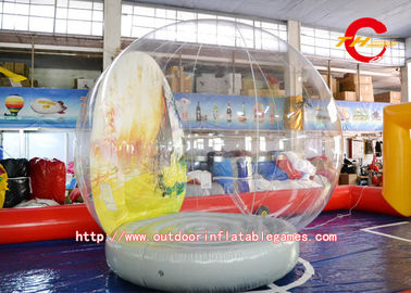 Shopping TPU Transparent Bubble Tent Snow Exhibition For Christmas