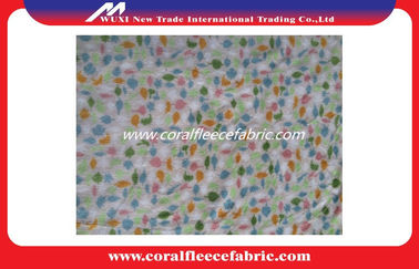 Portable Woven Coral Fleece Fabric Shop , Anti Pill Fleece Prints Fabric