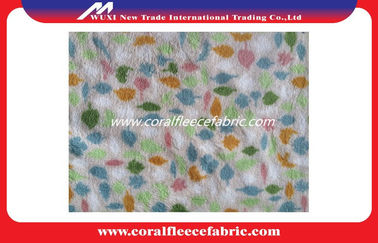 Portable Woven Coral Fleece Fabric Shop , Anti Pill Fleece Prints Fabric