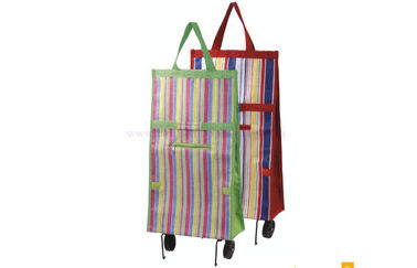 Logo - printing foldable trolley shopping tote bag  for shopping mall