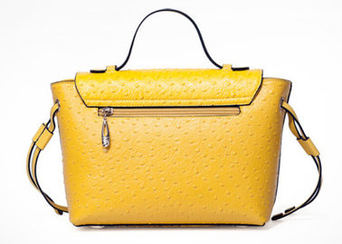 Ostrich pattern Fashion Ladies Handbags catfish drawstring bag , large leather handbags