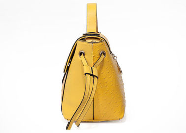 Ostrich pattern Fashion Ladies Handbags catfish drawstring bag , large leather handbags
