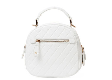 Diamond embossed fabric high fashion handbags personalized light gold hardware decoration