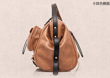 Western Style Fashion Ladies Handbags , retro leather motorcycle bag  large capacity