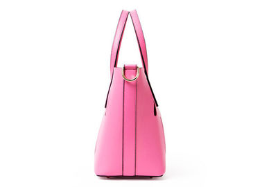 Waterproof  genuine leather handbags with light gold hardware
