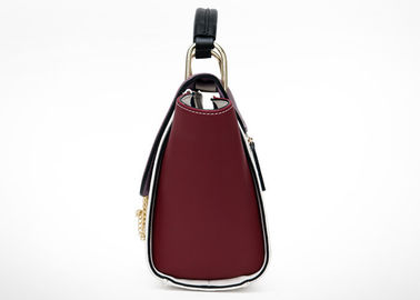Crocodile grain leather bat designer ladies handbags light gold shackle lock