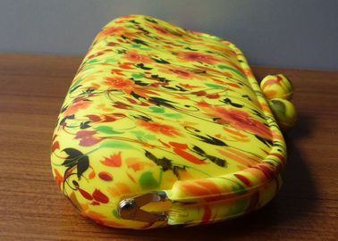 Latest design water printed silicone glasses pouch / sunglasses pouch for fashion lady and woman