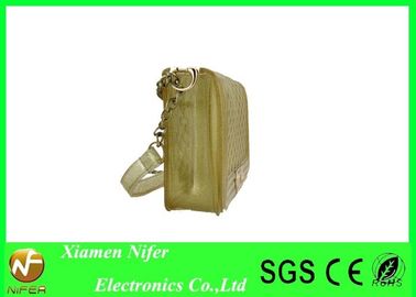 Fashion Lady Jelly Candy Handbags , Silicone Transparent Shoulder Shopping Bags
