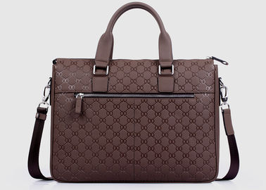 High grade Cow leather Mens Business Briefcases for travel Crossbody Shoulder Bag