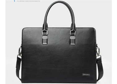 Custom Eco - friendly ipad mens leather briefcases & business bags black or dark blue