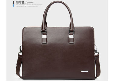 Custom Eco - friendly ipad mens leather briefcases & business bags black or dark blue