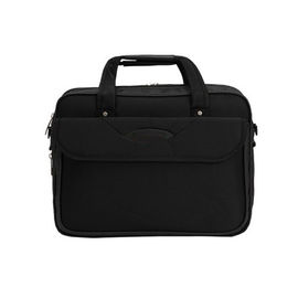 OEM Black Big Polyester / Oxford Briefcase Office Handbags For Men