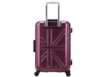 Hard wearing trolley plastic 4 piece luggage set 20 23 26 29 inch for business and travel