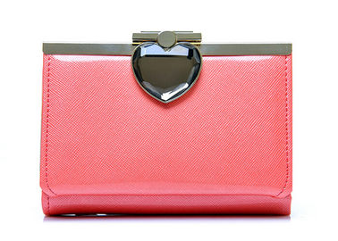 Shiny toothpick grain PU Purses efficiency large capacity design