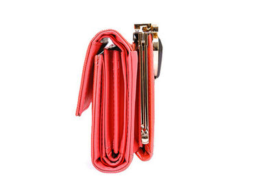 Shiny toothpick grain PU Purses efficiency large capacity design