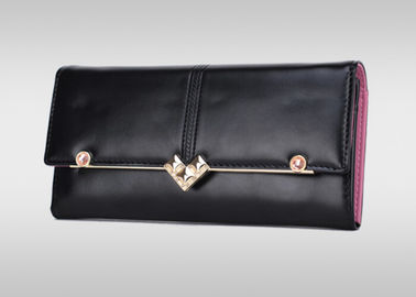 Retro pattern PU Wallet with custom acid resistant zinc alloy hardware
