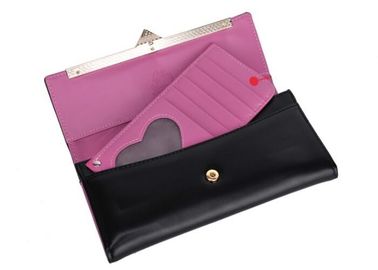 Retro pattern PU Wallet with custom acid resistant zinc alloy hardware
