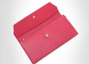 Colorful large capacity sheep skin long Wallet for lady