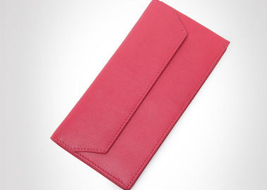 Colorful large capacity sheep skin long Wallet for lady