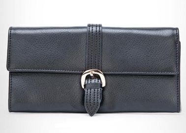Minimalist leather Wallets with coin purse for ladies yellow , black , coffee color