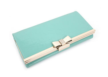 Customized credit card wallets , small womens leather wallets with coin purse