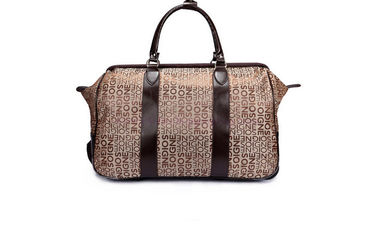 Large roller business weekend travel luggage bags with logo printing