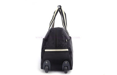 Purple waterproof large aluminum trolley travel bag for women OEM / ODM