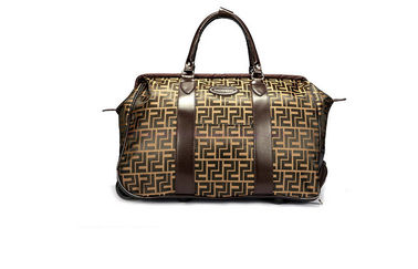 Customized oxford fabric cloth travel bags  travel duffel with pull handle