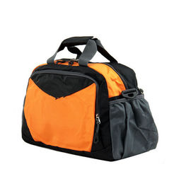 Outdoor Sports Travel Duffel Bags Polyester Luggage in Black , Orange , Red