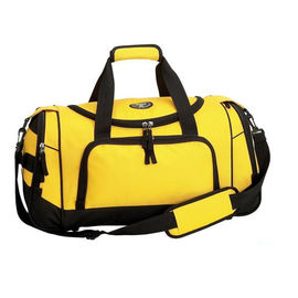Outdoor Sports Travel Duffel Bags Polyester Luggage in Black , Orange , Red